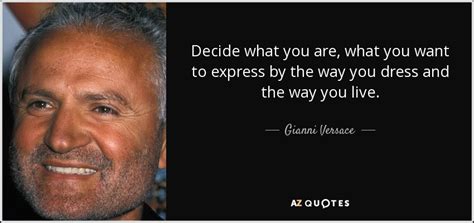 quotazioni versace|quotes by gianni versace.